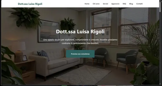 Sito Web per Professionisti della salute mentale